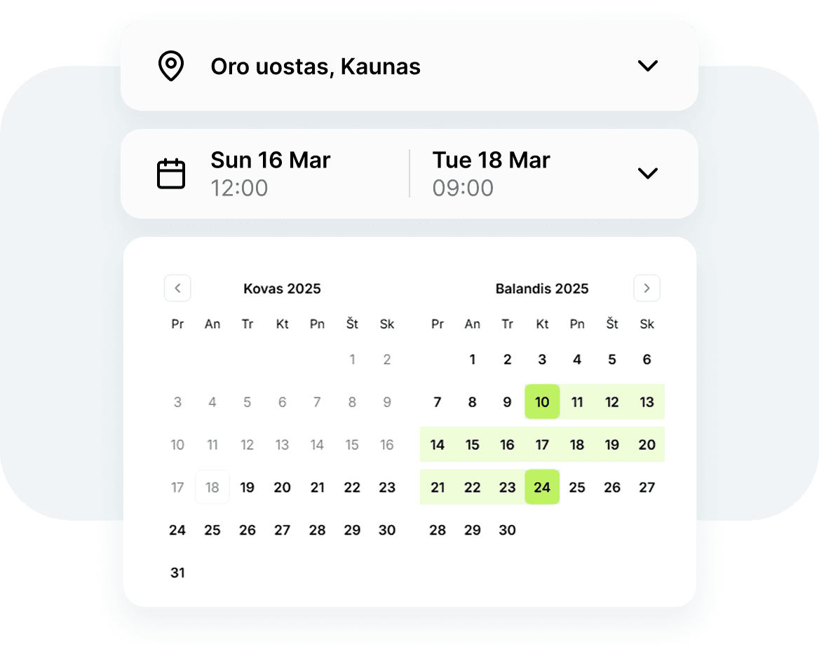 Auto nuomos Kaune privalumai